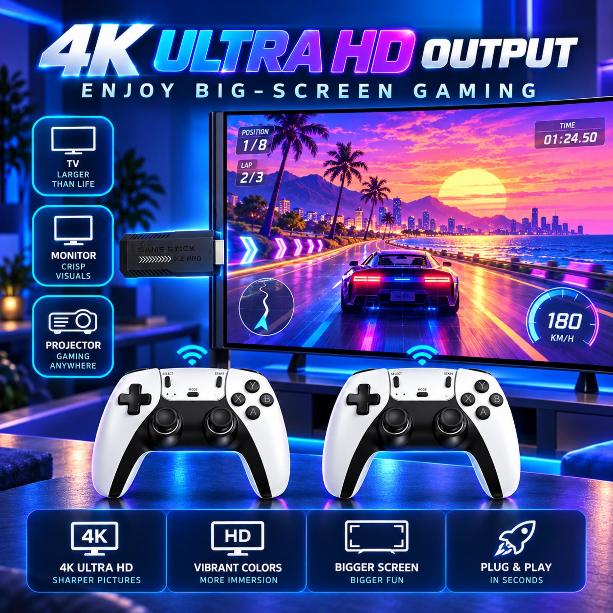 جهاز ألعاب X2 PRO، عصا ألعاب 4 - مراجعة Retro Gaming X2 Pro وسعره