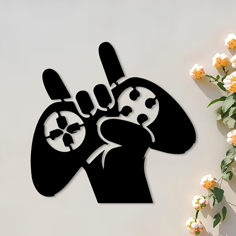 لوحة جدارية معدنية بتصميم يد ت - مراجعة Retro Gaming Gifts وسعره
