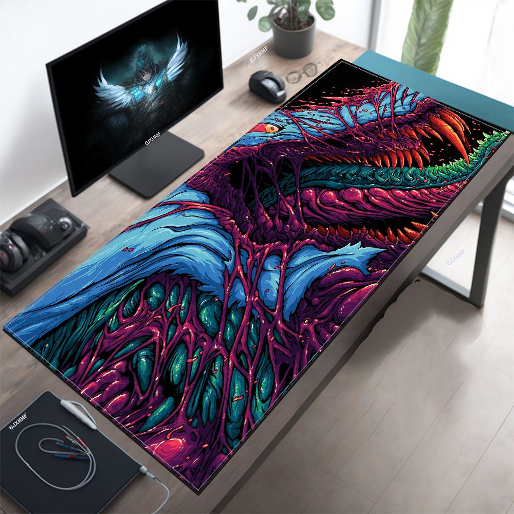 سجادة ماوس يابانية حمراء بتصمي - مراجعة Retro Gaming Desk وسعره