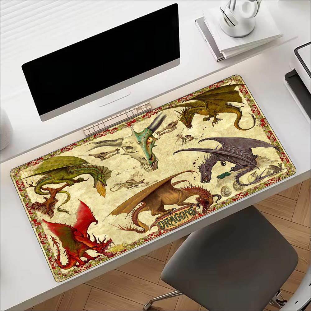 بساط فأرة كبير بتصميم التنين ا - مراجعة Retro Gaming Desk وسعره