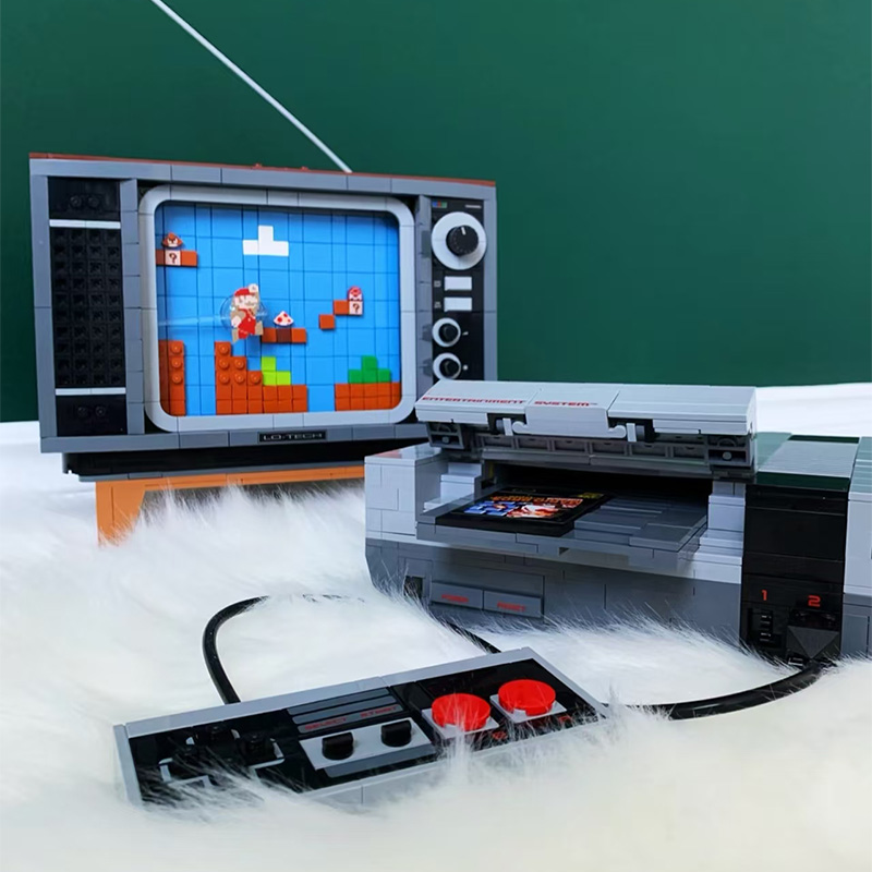 نموذج وحدة تحكم ألعاب تلفزيوني - مراجعة Retro Gaming Lego وسعره