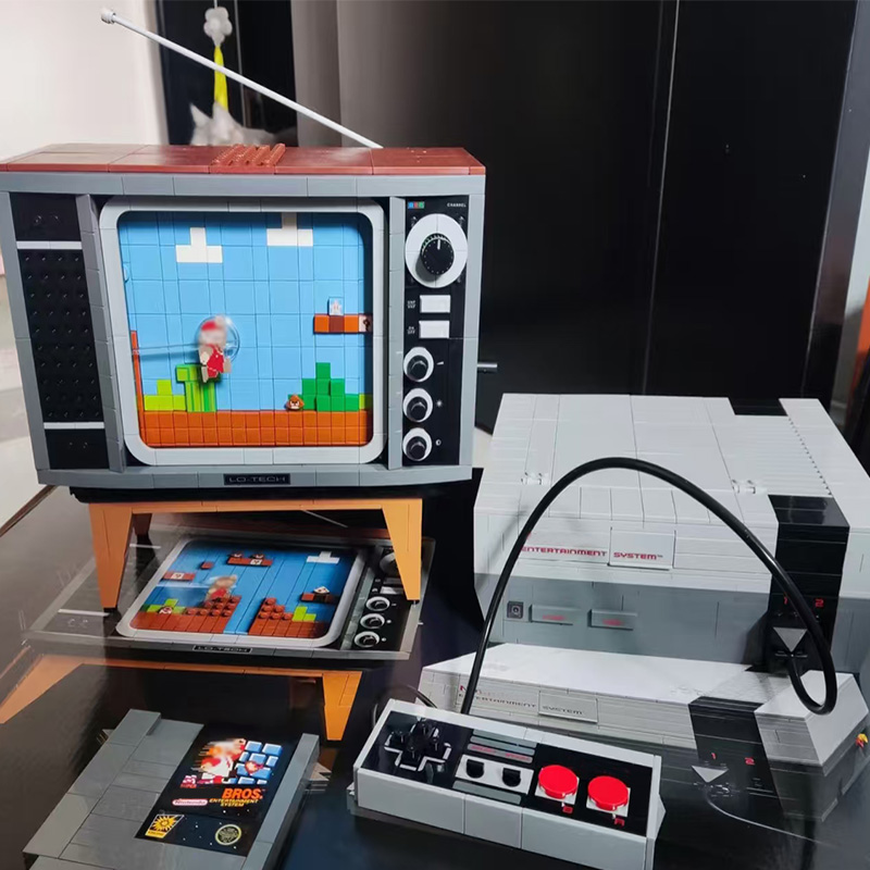نموذج وحدة تحكم ألعاب تلفزيوني - مراجعة Retro Gaming Lego وسعره