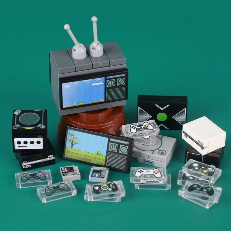 MOC لعبة وحدة التحكم نموذج الك - مراجعة Retro Gaming Lego وسعره